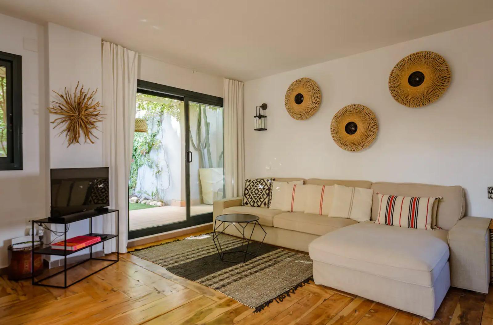 Resa Estates Ibiza te koop for sale townhouse cala tarida living room 2.jpeg